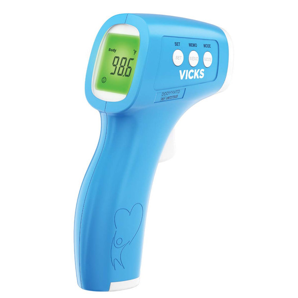 Vicks Non-Contact Infrared Thermometer for Forehead, Food and Bath  Touchless Thermometer for , Babies, Toddlers and Kids  Fast, Reliable, and Clinically Proven Accuracy