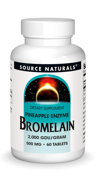 SOURCE S Bromelain 2000 Tablet, 60 Count