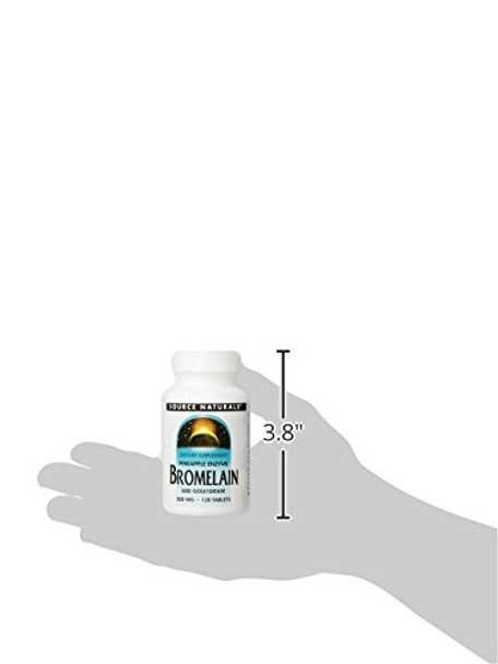 Source s Bromelain 500 mg, 120 Count