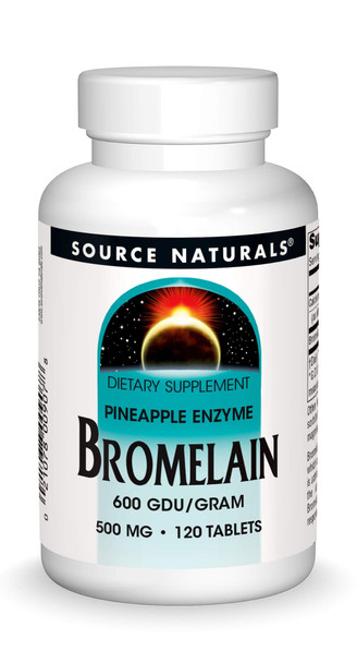 Source s Bromelain 500mg Proteolytic Enzyme Supplement - 120 Tablets