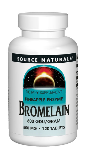 Source s Bromelain 500mg Proteolytic Enzyme Supplement - 120 Tablets (Pack of 2)