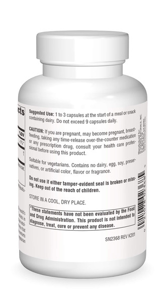 Source s Lactase Digest, for Lactose Intolerance