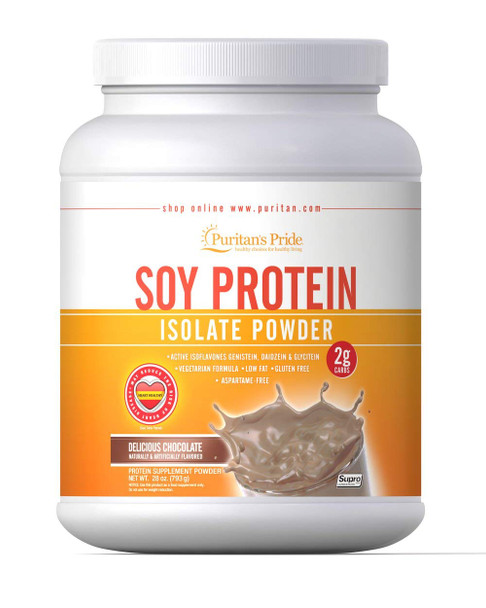 Puritan's Pride Soy Protein Isolate Powder Chocolate