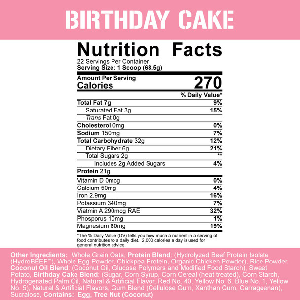 5% Nutrition Real Carbs + Protein (2 Pack Bundle) | Clean Mass Gainer Protein Powder | Real Food Carbohydrate Fuel for Pre Workout/Post-Workout Recovery Meal (Chocolate + Birthday Cake)