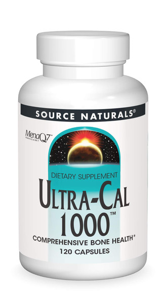 Source s Ultra-Cal 1000, Comprehensive Bone Health, 120 Capsules