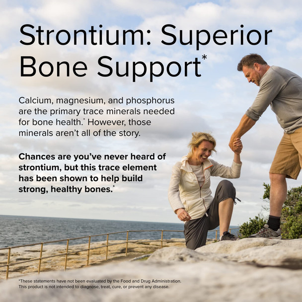 Terry ly Strontium - 60 Capsules, Pack of 2 - Supports Bone Strength & Density - Non-GMO, , Kosher - 60 Total Servings