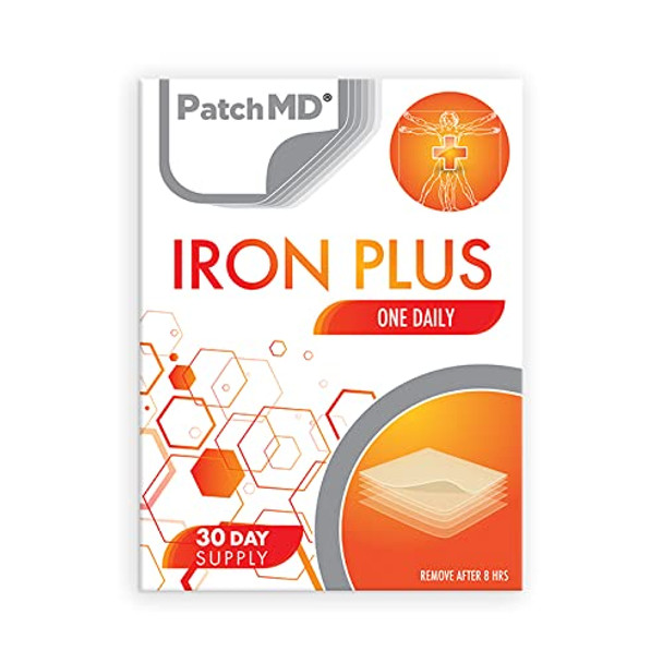 PatchMD  Iron Plus Topical Patches - 30 Days Supply