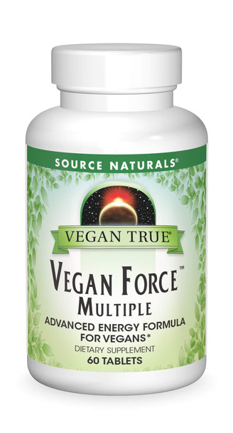 SOURCE S Vegan True Force Multiple Tablet, 60 Count