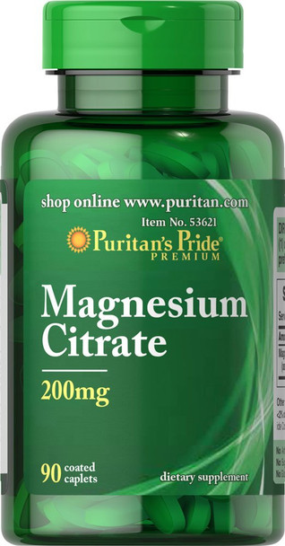 Puritan's Pride Magnesium Citrate 200mg