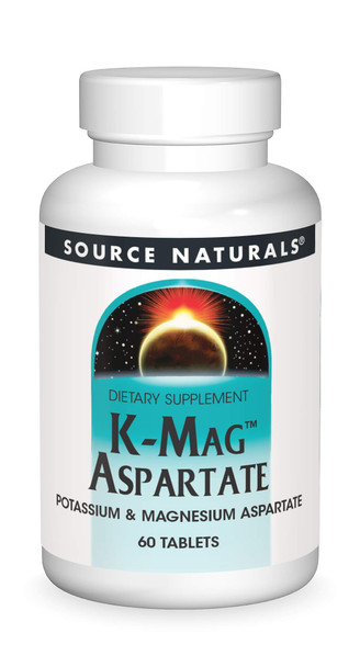 Source s K-Mag Aspartate, Potassium & Magnesium Aspartate, 60 Tablets