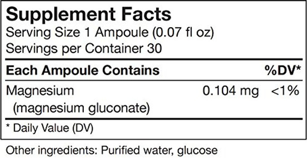 UNDA GAMMADYN Mg | Magnesium Oligo-Element Supplement | 30 Ampoules