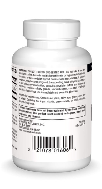 Potassium Iodide Source s, Inc. 120 Tabs