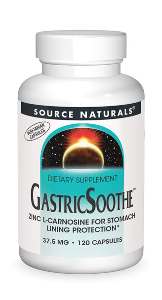 Source s GastricSoothe Zinc L-Carnosine - 120 Veggie Caps