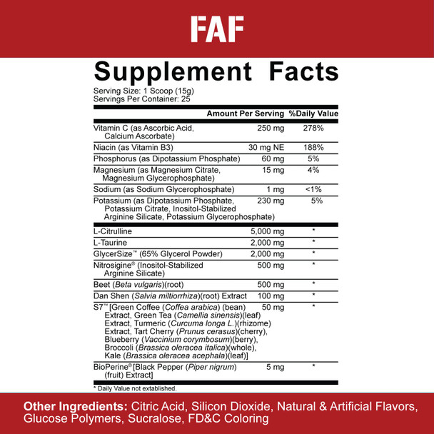 5% Nutrition 2-Stack | Liver & Organ Defender + FasF | Liver, Kidney, & Heart Support + Non-Stim Nitric Oxide Booster Pump Pre-Workout (Southern Sweet Tea}