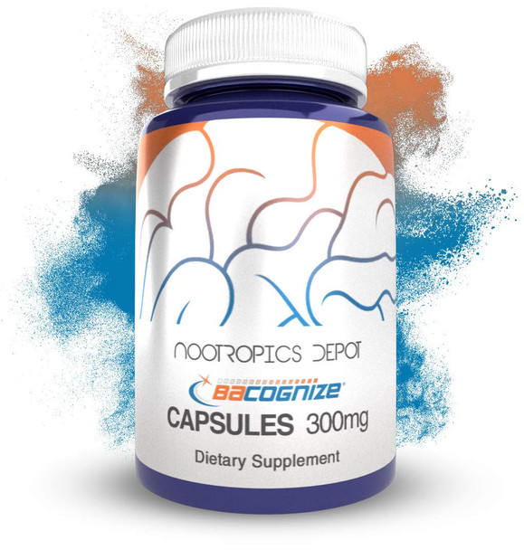 BaCognize Bacopa Monnieri Capsules | 300mg | 240 Count | Ayurvedic Herb | Nootropic Brain Booster | Supports  Management | Improves Memory, Cognition + Mood