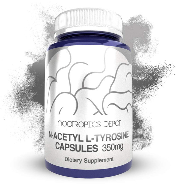 N-Acetyl L-Tyrosine Capsules | 350mg | 120 Count | NALT | Amino  Supplement |  Nootropic Supplement | Supports Memory, Learning and Focus | Supports Healthy  Levels