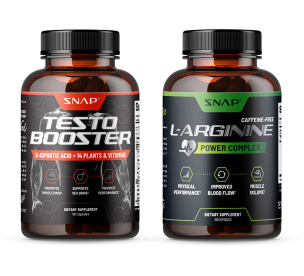 Testo Booster + L-Arginine (2 Products)