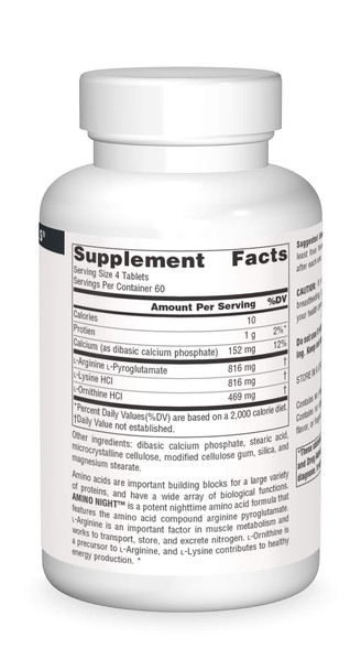 Source s Amino Night - Advanced Amino  Formula - 240 Tablets