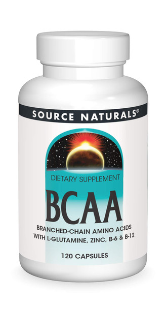 Source s BCAA Branched-Chain Amino s, Provides Supports The Bodys Muscular Systems, 120 Capsules