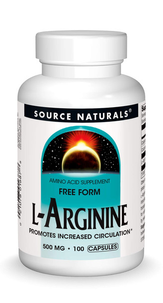 Source s Free Form L-Arginine - 100 Capsules