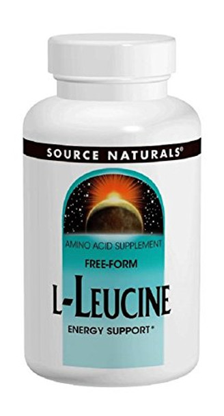 Source s L-Leucine A Free Form Essential Amino  Supplement For Energy Support - 240 Capsules