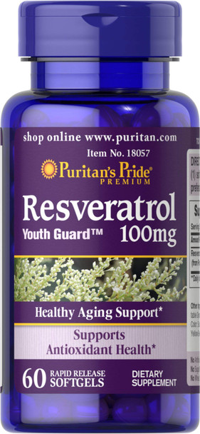 Puritan's Pride Resveratrol 100 mg