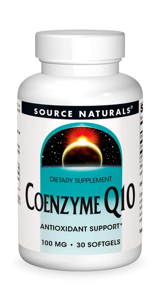 Source   Q10 Antioxidant Support 100 mg For Heart, Brain, Immunity, & Liver Support - 30 Softgels