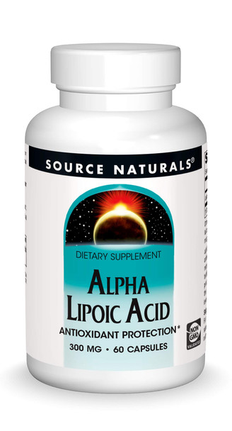 Source s Alpha Lipoic  300 mg Supports Healthy  Metabolism, Liver Function & Energy Generation - 60 Capsules