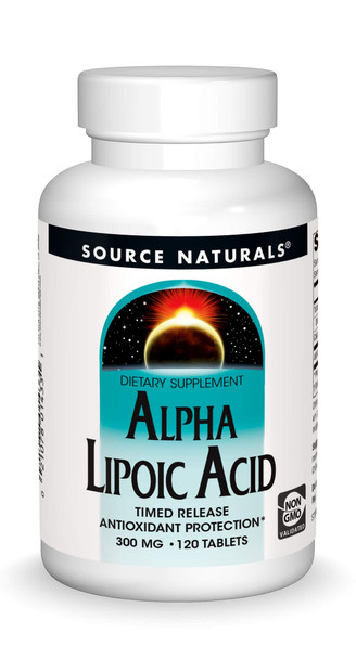 Source s Alpha Lipoic , Time Released Antioxidant - 120 Time Release Tablets