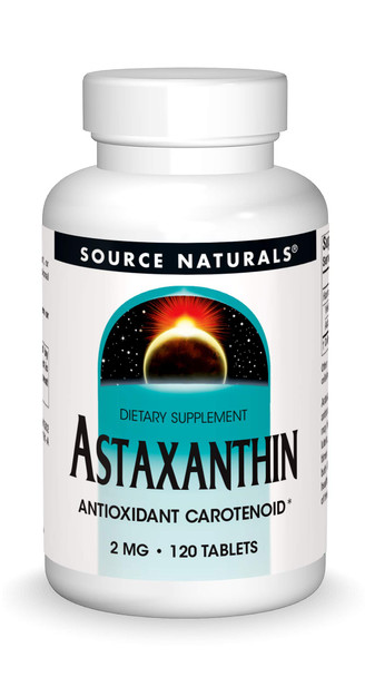 SOURCE S Astaxanthin 2 Mg Tablet, 120 Count