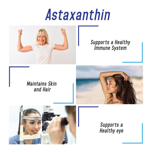 We Like Vitamins Astaxanthin 10mg Softgel - 90 Soft gels - Astaxanthin Supplement 3 Month Supply Antioxidant Helps Support Exercise Recovery, Eye, Joint, Skin Health