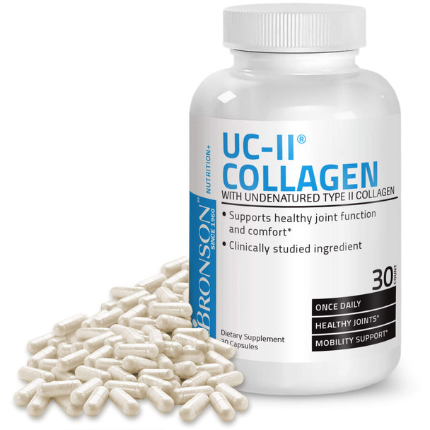 Bronson Uc-Ii Collagen With Undenatured Type Ii Collagen, 30 Capsules