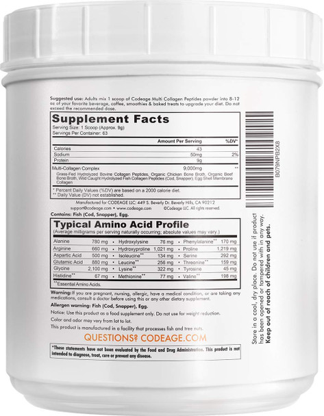 Codeage - Multi Collagen Protein + Mens Daily Multivitamin Bundle