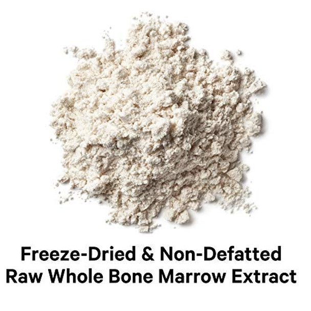 Codeage Grass Fed Bone Marrow Supplement - Freeze Dried, Non-Defatted, & Desiccated Beef Bone Marrow Pills - Raw  Bone Marrow, Bone Matrix, Cartilage - 3000mg  - 180 Capsules