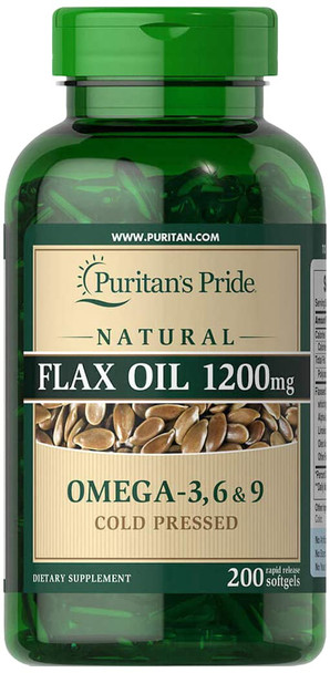 Puritan's Pride  Flax Oil 1200 mg