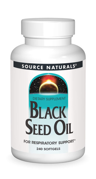 Source s Black Cumin Seed Oil for Respiratory Support, 240 Count