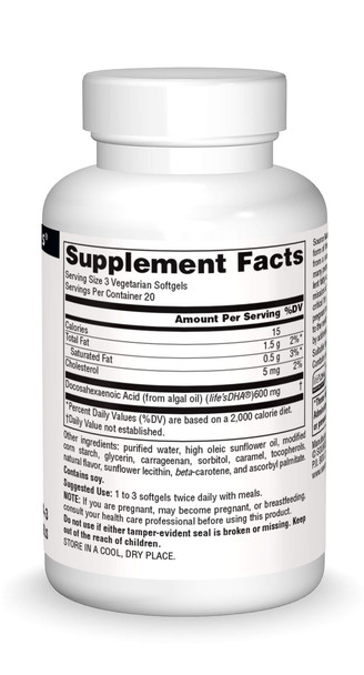 Source s  - Neuromins, Non-Fish, Plant-Based Omega-3 - 60 Vegetarian Softgels