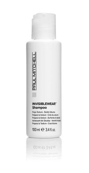 Paul Mitchell Invisiblewear Shampoo, Preps Texture + Builds Volume, For Fine Hair