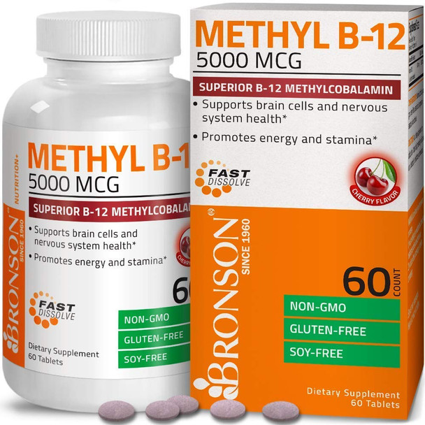 Probiotic 50 Billion CFU + Prebiotic with Apple Polyphenols & Pineapple  Extract + Methyl B12 5000 mcg Vitamin B12 Methylcobalamin