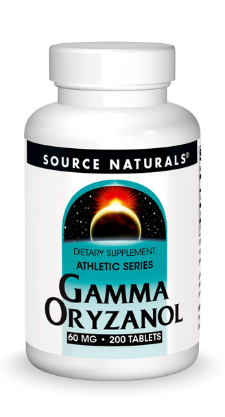 Source s Gamma Oryzanol 60 mg Athletic Series Dietary Supplement - 200 Tablets