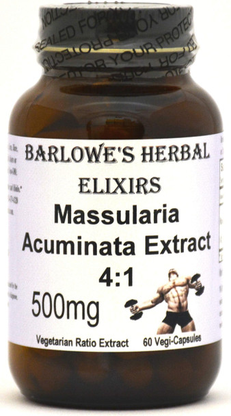 Barlowe's Herbal Elixirs Massularia Acuminata Extract 4:1-60 500mg VegiCaps - Stearate Free, Bottled in Glass! Barlowe's Herbal Elixirs Massularia Acuminata Extract 4:1-60 500mg VegiCaps - Stearate Free, Bottled in Glass!
