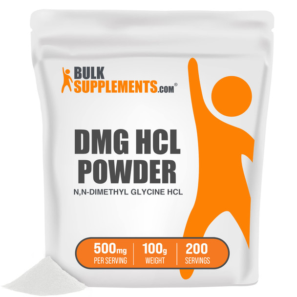 BulkSupplements N,N-Dimethylglycine  (DMG) Powder - Glycine Supplements - Glycine Powder - DMG Supplement - Amino  Nutritional Supplements - Glycine 500 mg (100 Grams - 3.5 oz)