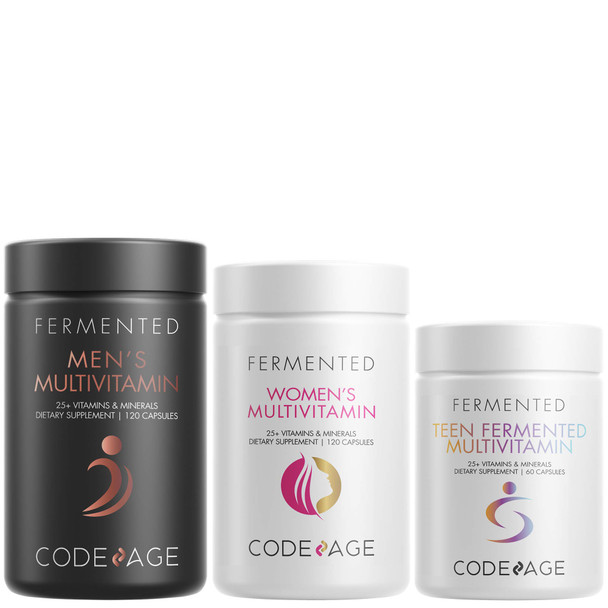 Codeage Multivitamins & Minerals Family Bundle - Multivitamin for Teens + Multivitamin for Women + Multivitamin for Men