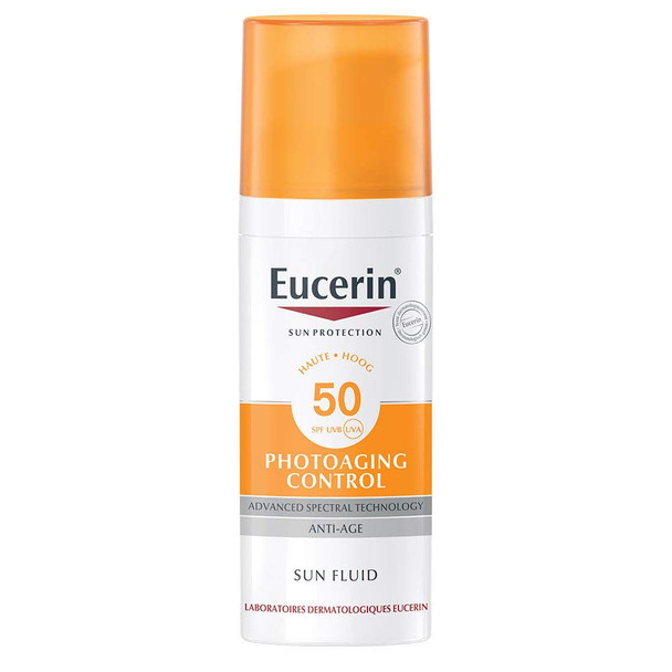 Eucerin Photoaging Control Sun Fluid with hyaluronic acid SPF 50