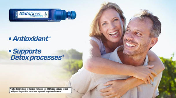 GlutaDose | Detox Every Day | Support Immune Function and Increase Energy | Glutathione + Acerola Extract Blend (700 mg) | Zinc (10 mg) | Liquid Vials |(30 Doses)