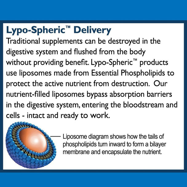 LivOn Laboratories Lypo-Spheric B Complex Plus Minerals and Cinnamon Supplement, 30 Count