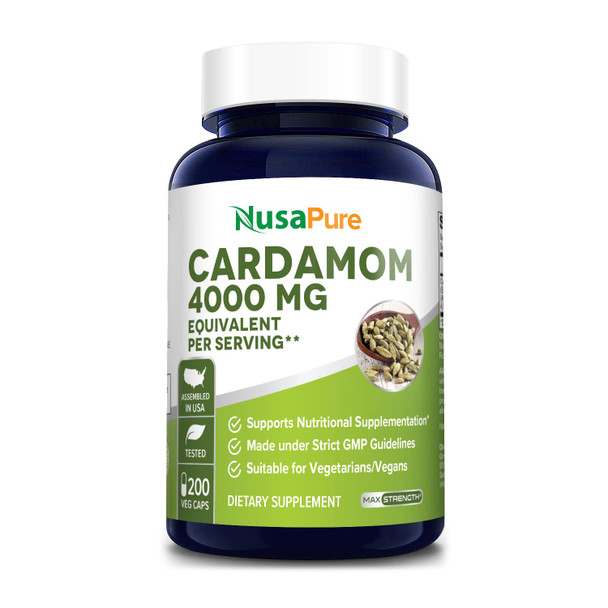 NusaPure  Extract 4000mg 200 Vegetarian Capsules (Non-GMO & )