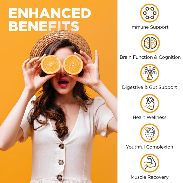 Nutrivein Liposomal Vitamin C 1650mg - 180 Capsules - High Absorption Ascorbic  - Supports Immune System & Collagen Booster - Powerful Antioxidant
