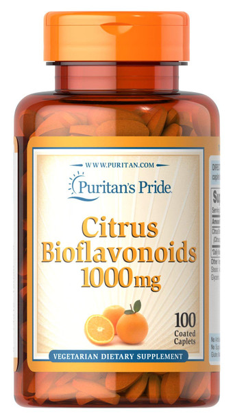 Puritan's Pride Citrus Bioflavonoids 1000 mg-100 Caplets