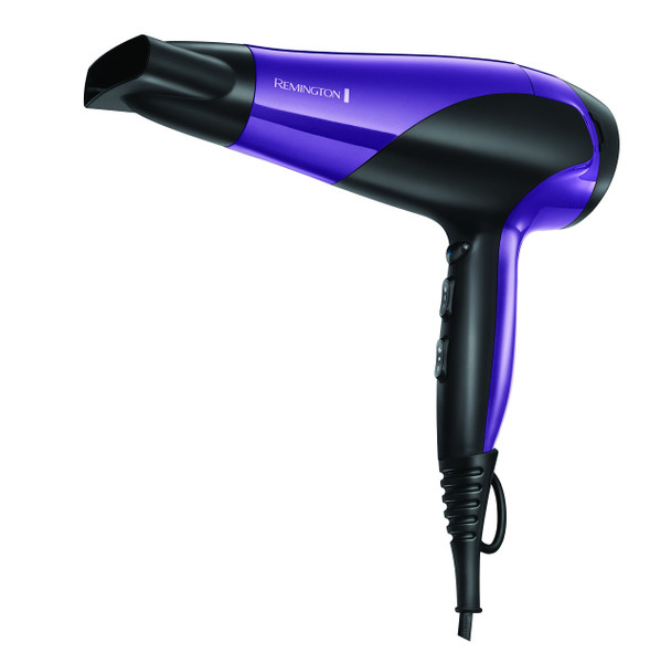 Remington D3190 Ionic Conditioning Hair Dryer for Frizz Free Styling with Diffuser and Concentrator Attachments, 2200 W